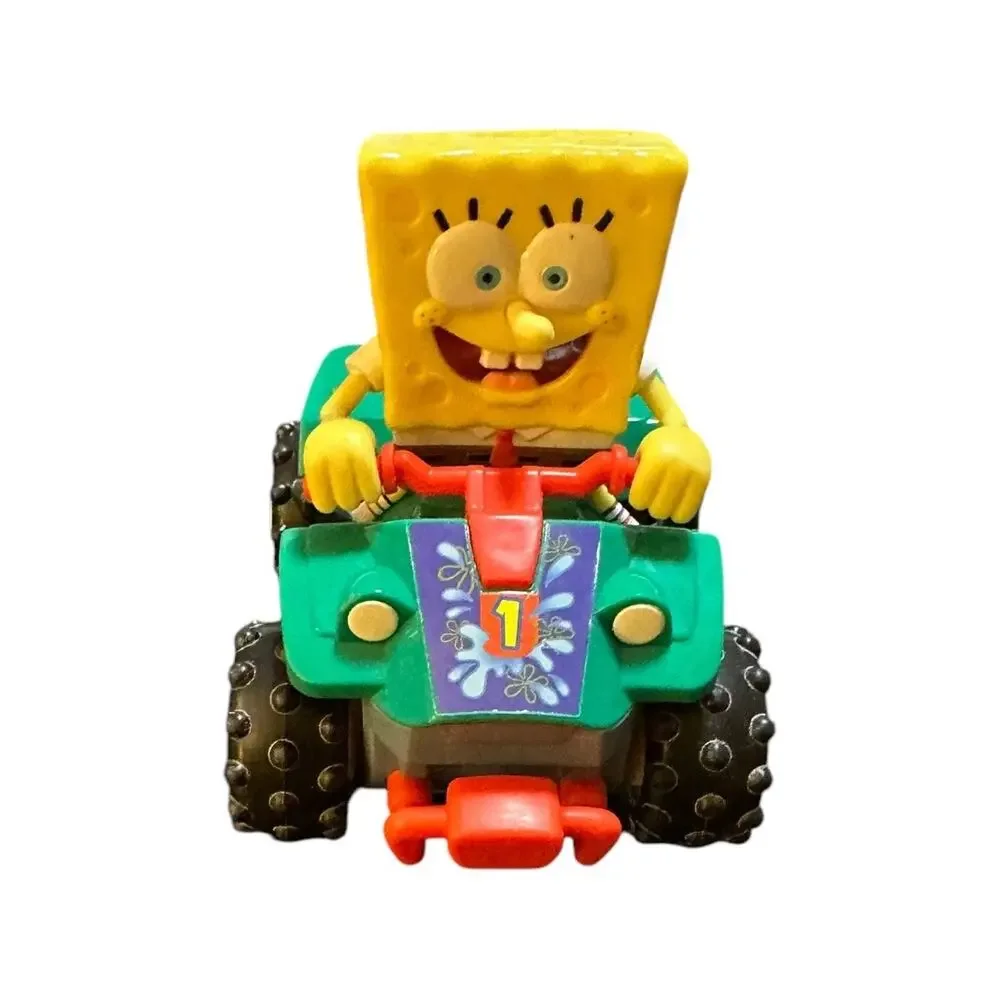 2007 Mattel Spongebob Squarepants Shake N Go ATV Battery Operated Toy Car
